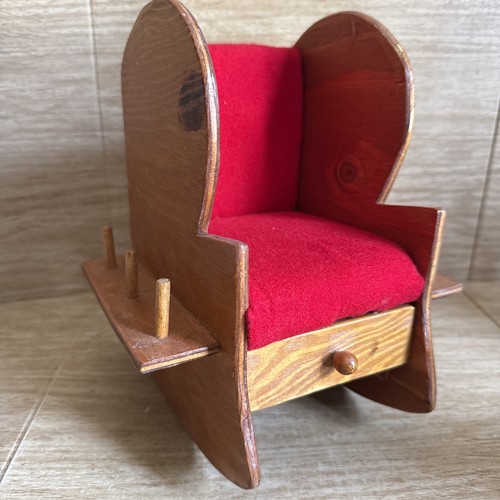 Vtg velvet wooden - vtg,