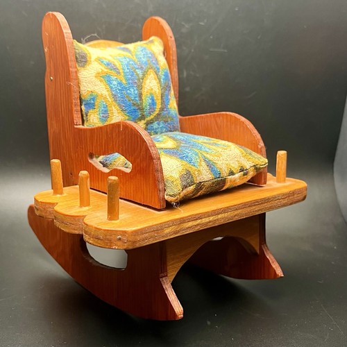 Vintage wooden rocking chair - vintage,