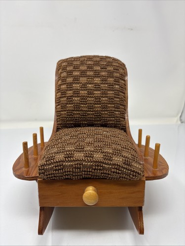 Pin cushion wood rocking - cushion,