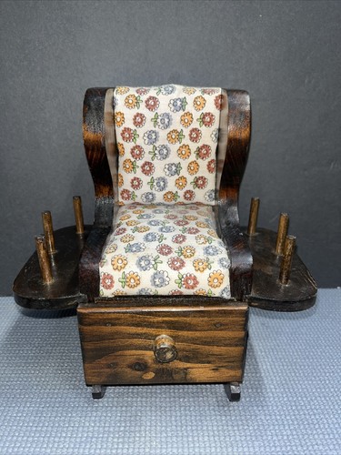 Vintage wooden sewing caddy - vintage,