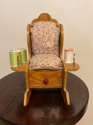 Vintage wooden rocking chair - wooden,