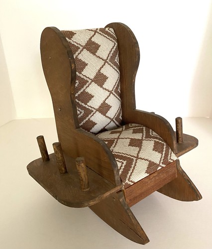 Vtg wooden sewing - wooden,