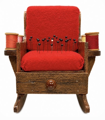 Vintage wooden rocking chair - vintage,