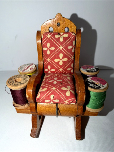 Vintage wooden rocking chair - vintage,