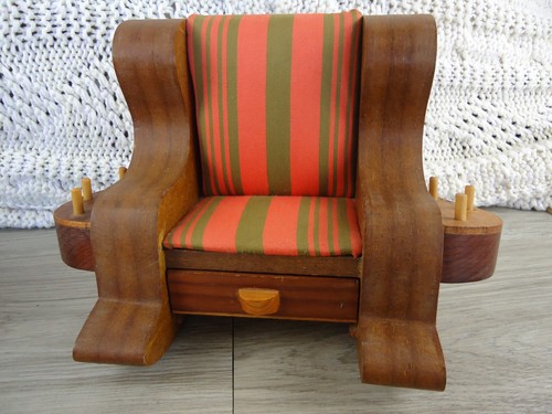 Vtg wooden rocking chair - vtg,