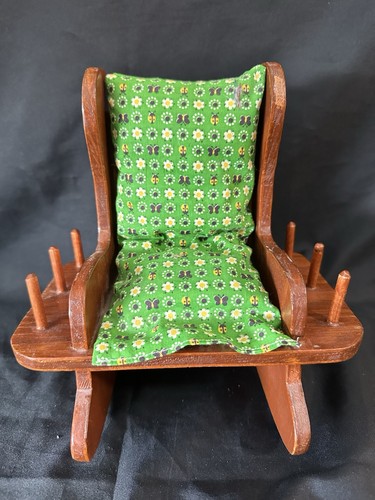 Vtg wooden rocking - rocking, pin