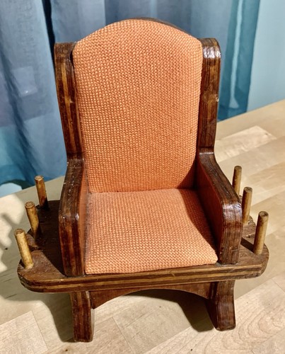Vintage wooden rocking - vintage,